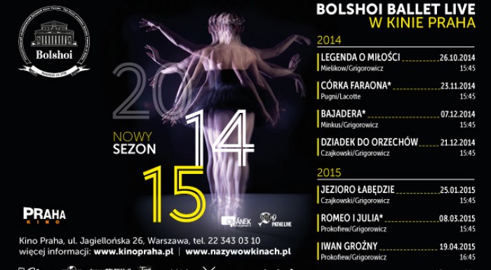 BOLSHOI BALLET LIVE w Kinie Praha