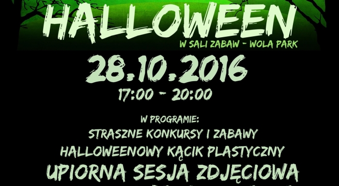 Halloween party for kids at Labibu in Wola Park.