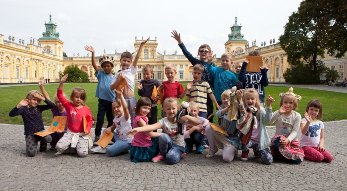Classes for children at the Palace of Wilanów