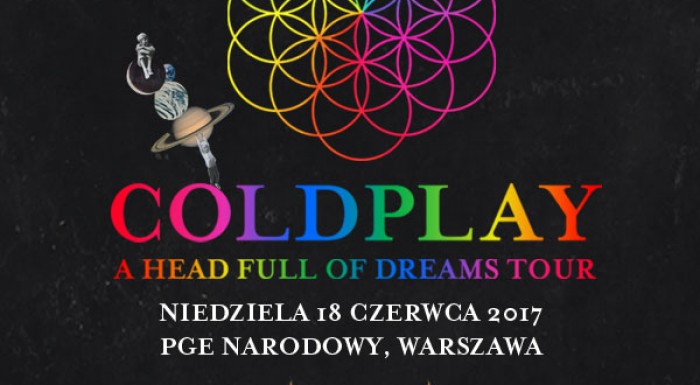 Coldplay with a concert in Poland