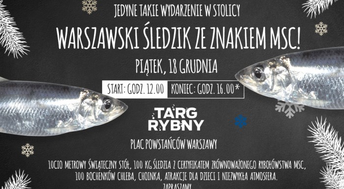 Specjalna edycja Targu Rybnego w Warszawie